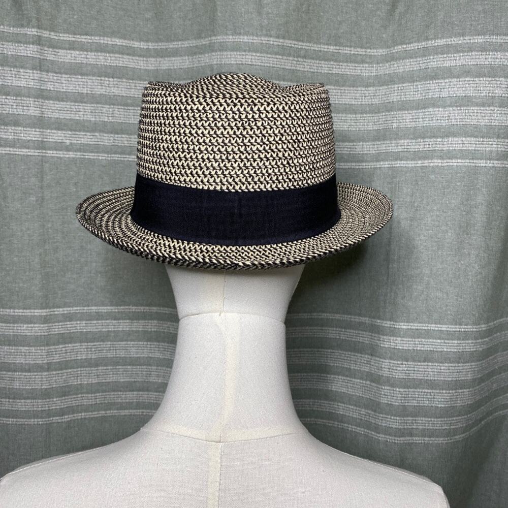 Toucan Collection Straw Boater Hat MD\LG Old Money French Girl Resort Retro Chic - Picture 5 of 9